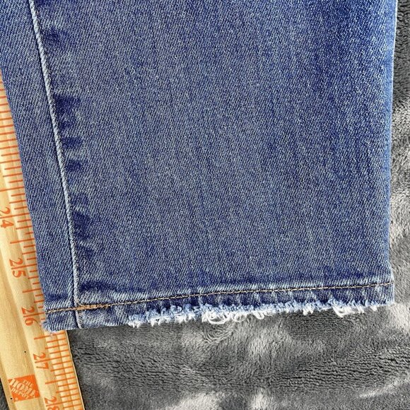 Madewell Jeans Womens 26 Blue The Perfect Vintage Straight Hi Rise Cropped - Picture 8 of 11